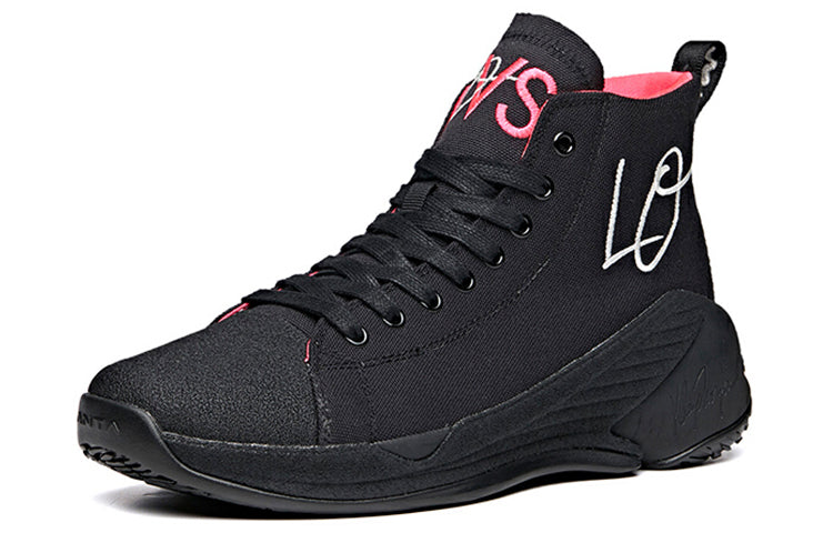Anta (wmns) Basketball Series Sneakers Canvas 'black Pink'