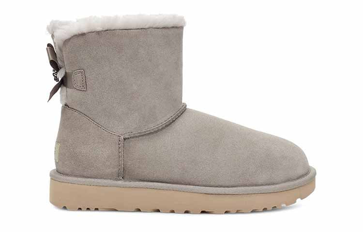 Ugg (wmns)  Mini Bailey Brooch Fleece Lined In Gray