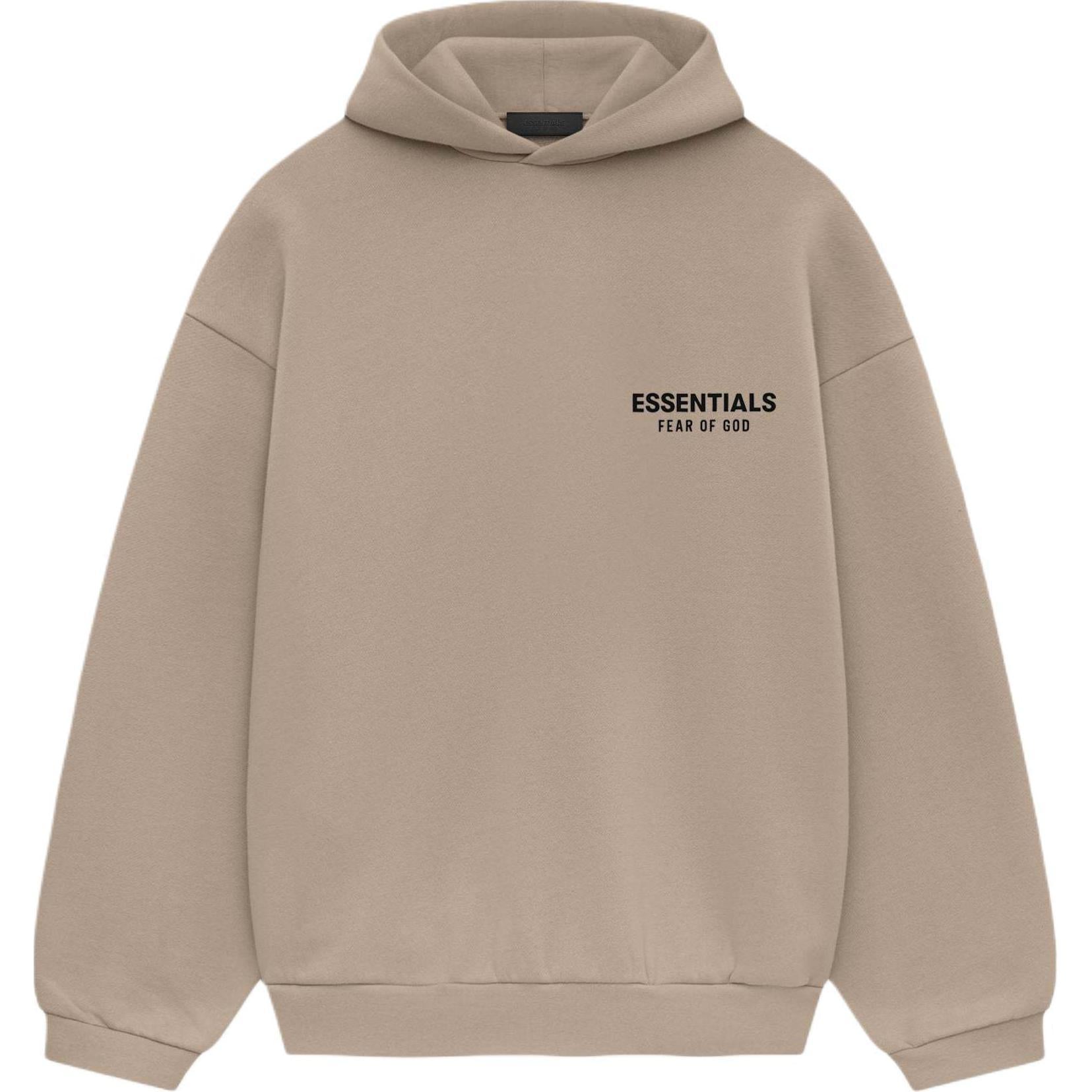 Essentials Fear Of God Fleece Hoodie Ii 'desert Sand'