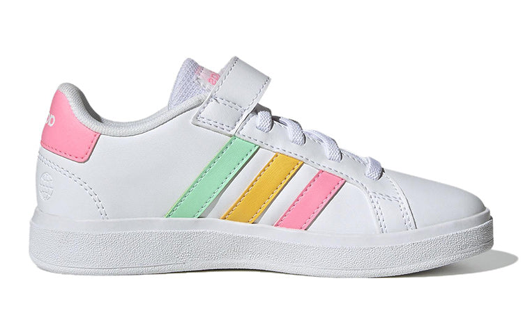 Adidas Originals (gs) Adidas Grand Court 2.0 'white Multi-color'