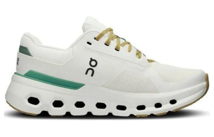 On Running (wmns) Cloudrunner 2 'undyed Green' In White