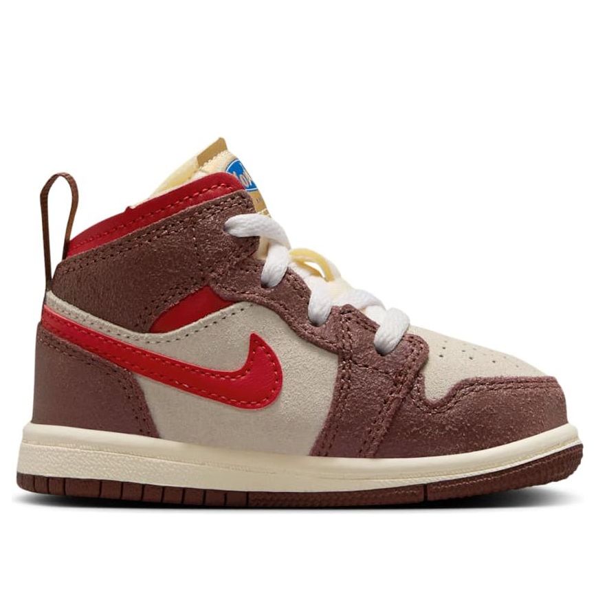Air Jordan (td) 1 Mid 'bread Butter & Sole'