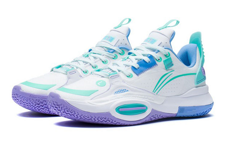 Li-ning (gs) Wade All City 10 V1 'white Purple Green'