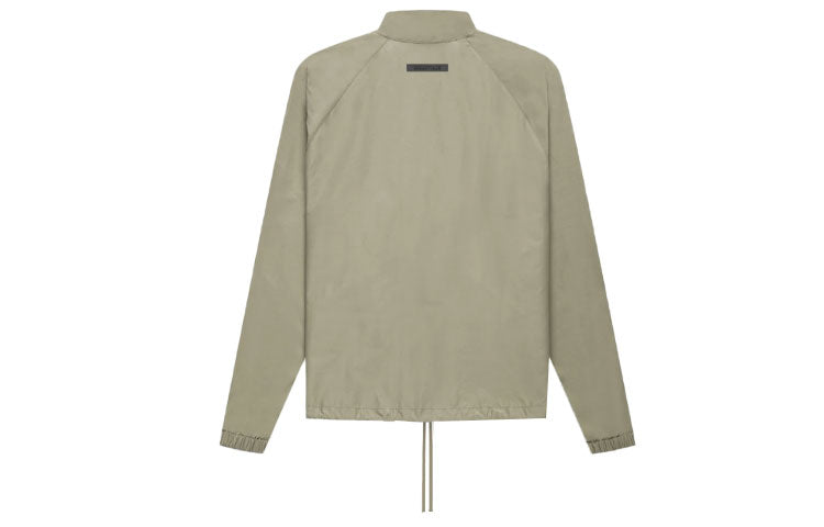 Essentials Fear Of God Fw21 Half Zip Track Jacket Pistachio In Green