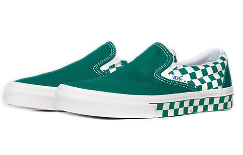 Vans Classic Slip-on 'sidewall Check - Ultramarine Green'