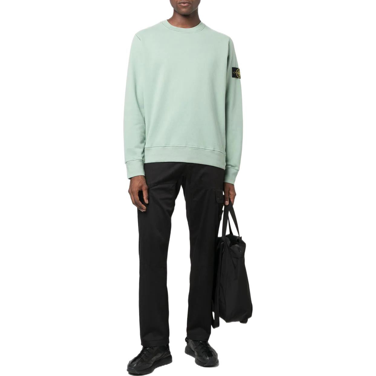 Stone Island Logo Patch Sweatshirt 'green'