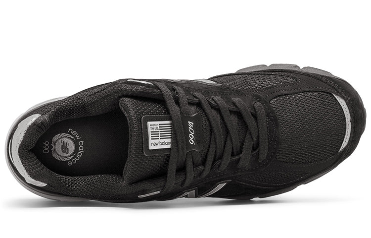 New Balance 990v4 Made in USA 'Black Silver' M990BK4