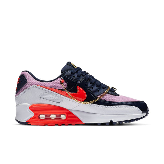 (WMNS) Nike Air Max 90 'Cuban Link - Navy Pink' CZ8099-100 - 2_527c5364-13b0-4bcc-a76d-03c05c4a564a
