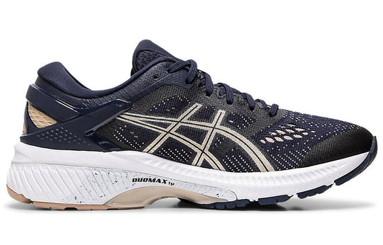 WMNS ASICS Gel Kayano 26 Midnight Frosted Almond 1012A457 400