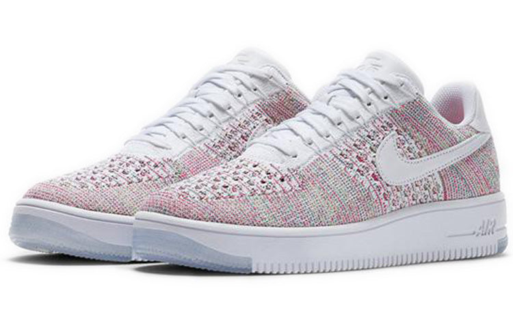 Nike (wmns)  Air Force 1 Flyknit Low 'white Radiant Emerald'