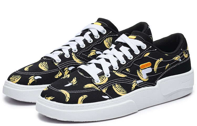 Fila Fusion Graphic Print Skate Shoes 'black Yellow'