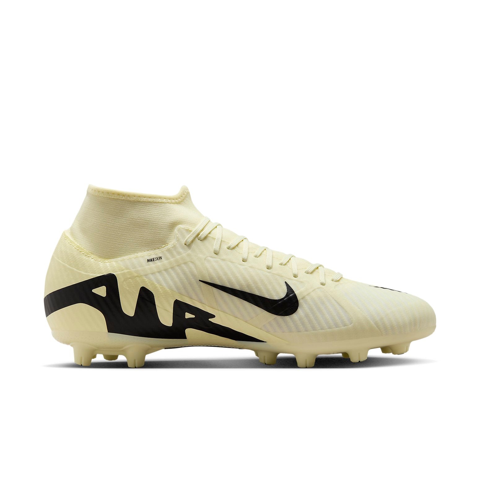 Nike Mercurial Superfly 9 Academy Hard-ground High-top Soccer Cleats 'lemonade'