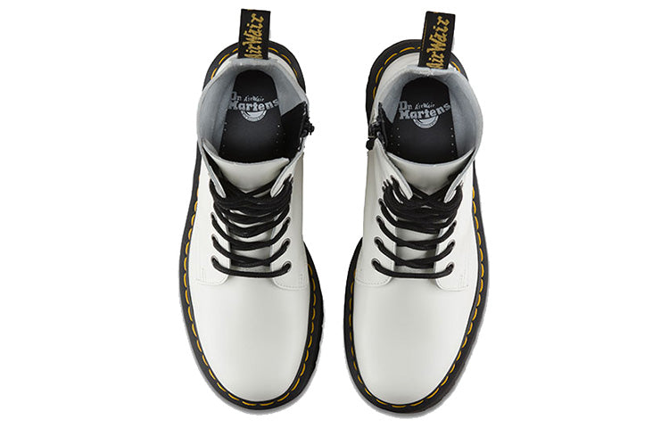 Dr. Martens' Dr. Martens Jadon Smooth Leather Platform Boot 'white'