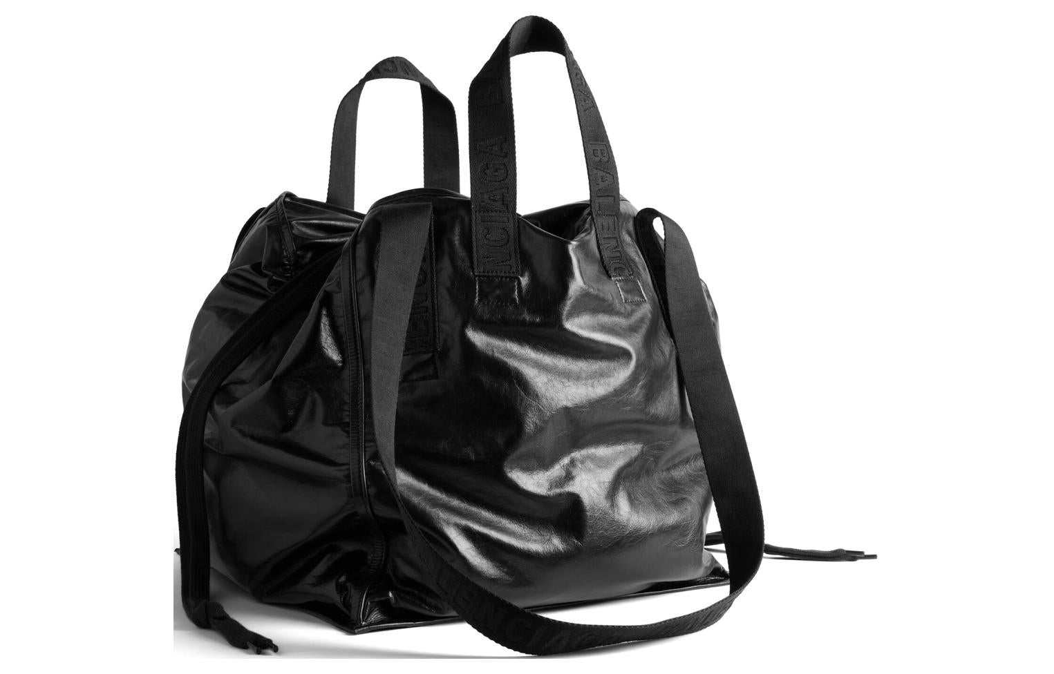 Balenciaga Large Cargo Tote Bag In Black