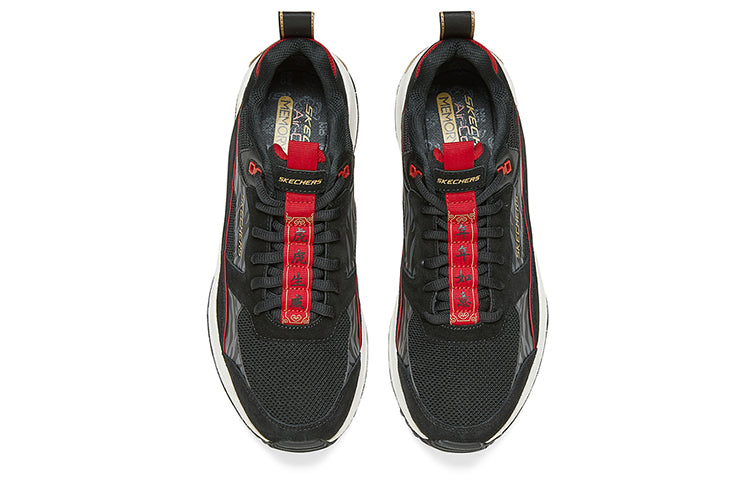 Skechers Sport Casual Shoes 'black Grey Red'