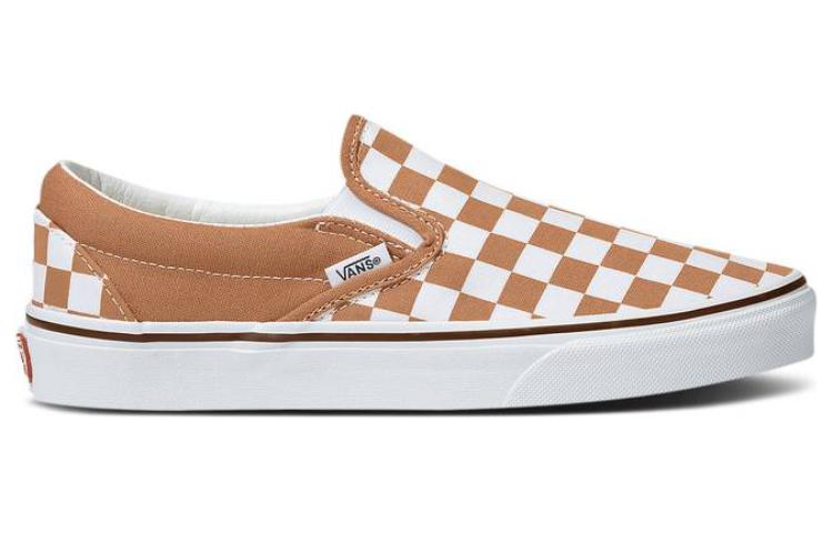 Vans Classic Slip-on Color Theory Checkerboard Shoes 'tan White'