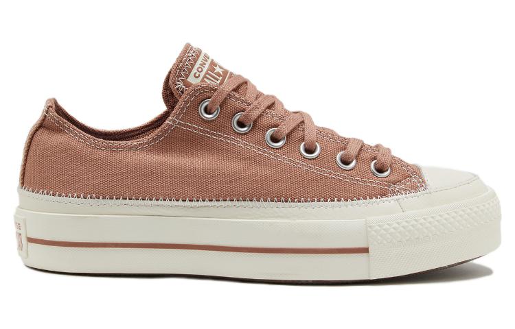 Converse (wmns) Chuck Taylor All Star Lift 'taupe Red' In Pink