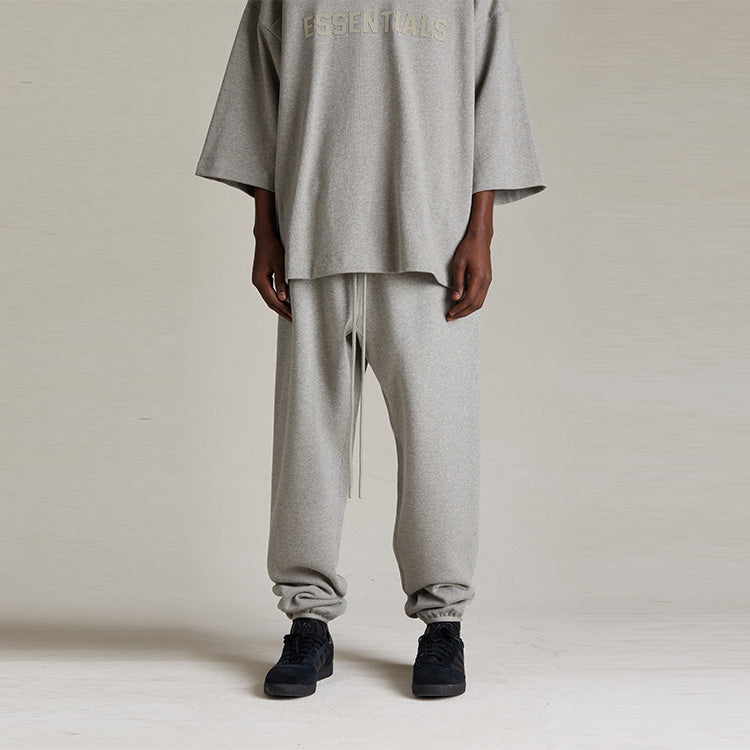 Essentials Fear Of God  Sweatpant 'dark Heather Oatmeal' In Gray