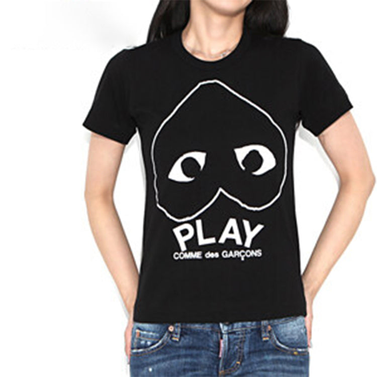 Comme Des Garçons Play (wmns) Comme Des Garcons Play Inverted Heart Logo T-shirt 'black'