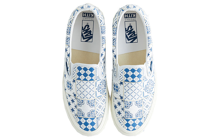Vans Kith X Og Classic Slip-on Lx 'azulejo Tile'