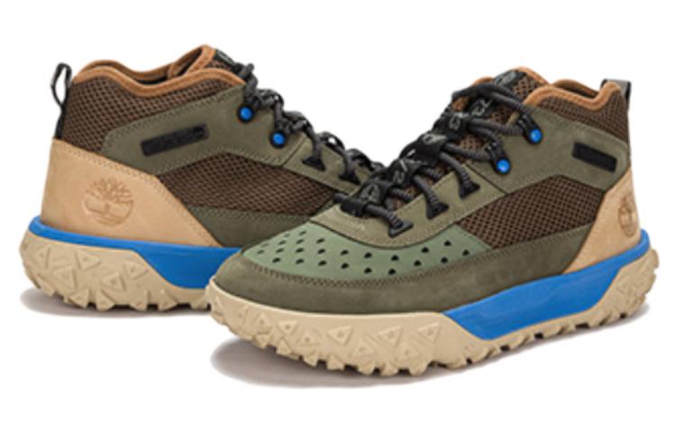 Timberland Greenstride Motion 6 Mid Lace Up Hiking Boots 'deep Lichen Green'