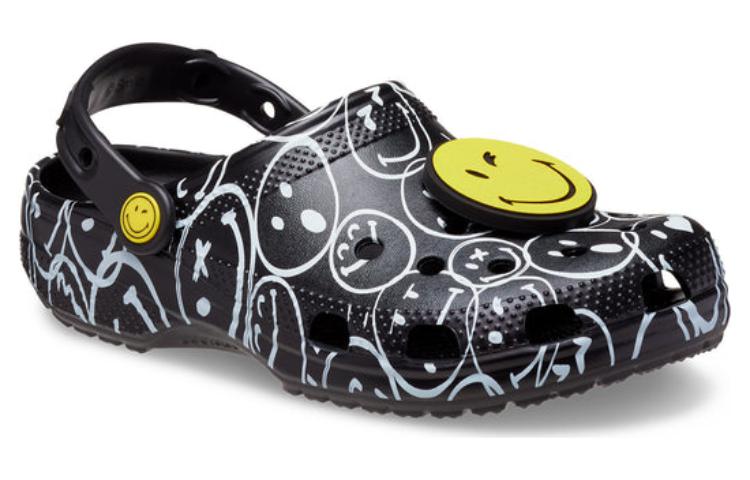 Crocs Classic Smiley World Clogs 'black White'