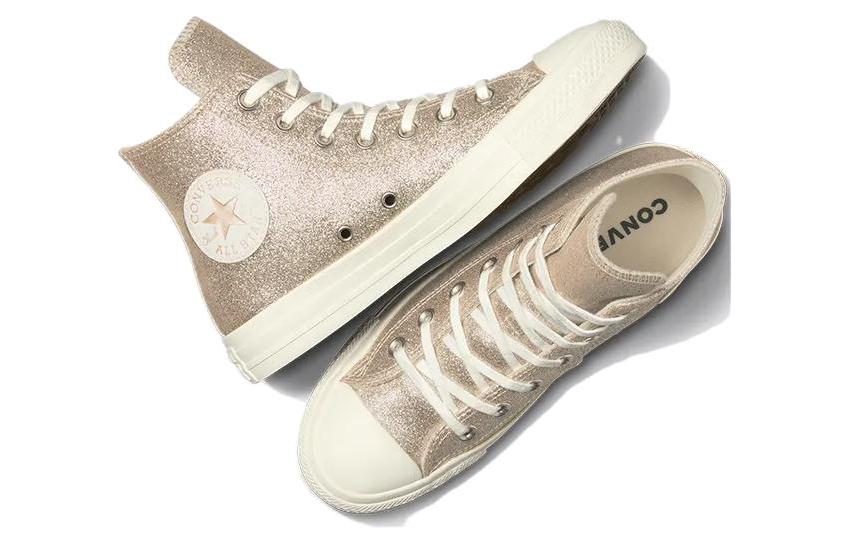 Converse (wmns) Chuck Taylor All Star Glitter High Top 'light Gold'