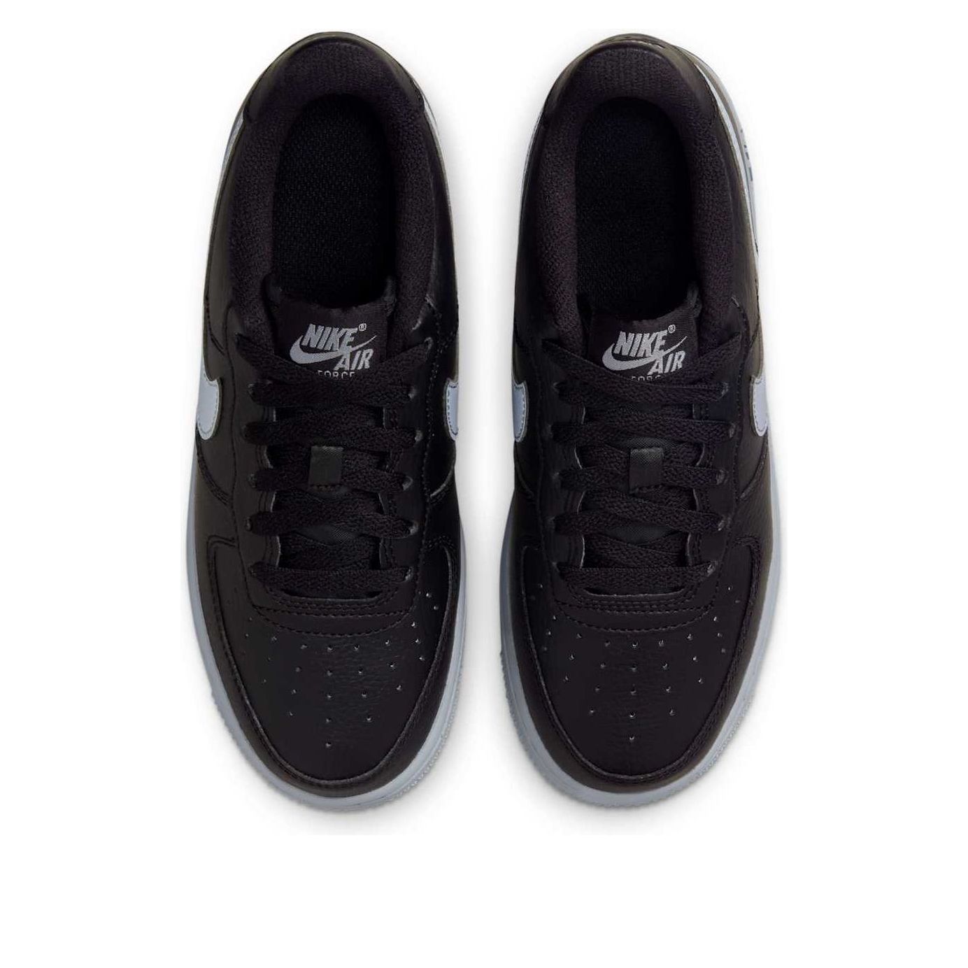 Nike (gs) Air Force 1 'black Wolf Grey'
