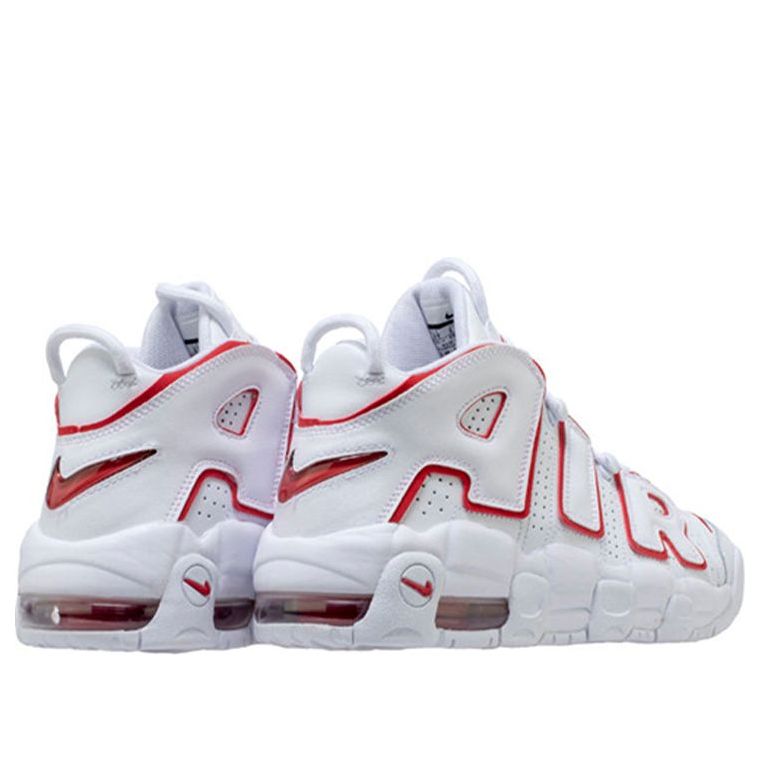 Nike (gs)  Air More Uptempo 'white Varsity Red'