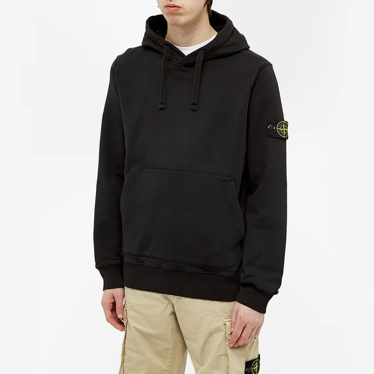 Stone Island Organic Cotton Fleece Hoodie