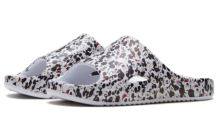 Li-ning (wmns) Disney X  Casual Fashion Mickey Slippers 'standard White Black'