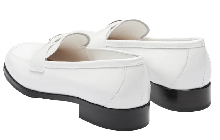 Prada (wmns) Patent Leather Loafers 'white'