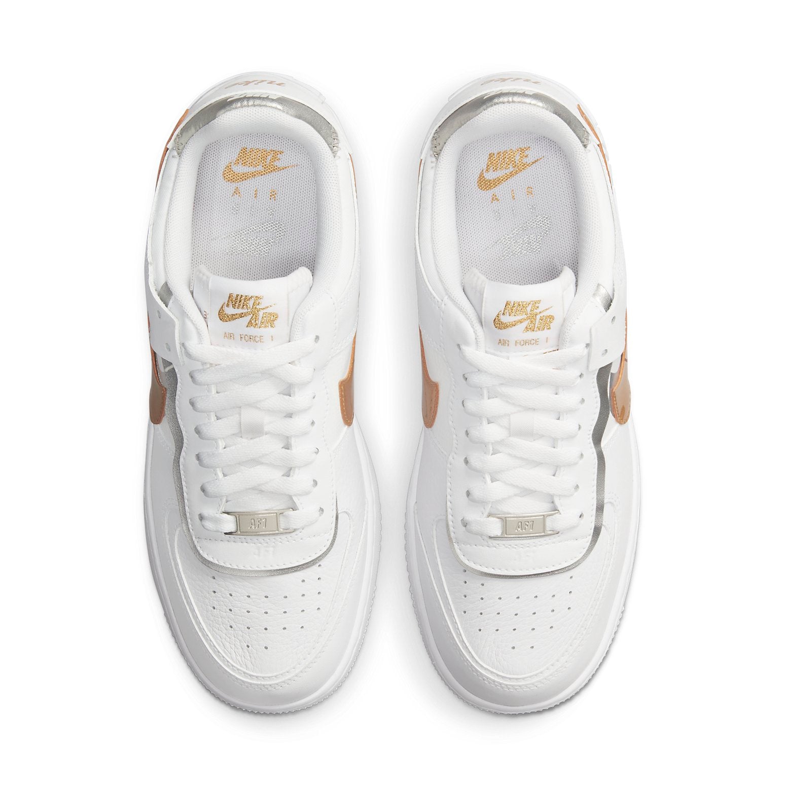 Nike (wmns) Air Force 1 Shadow 'white Metallic Gold'