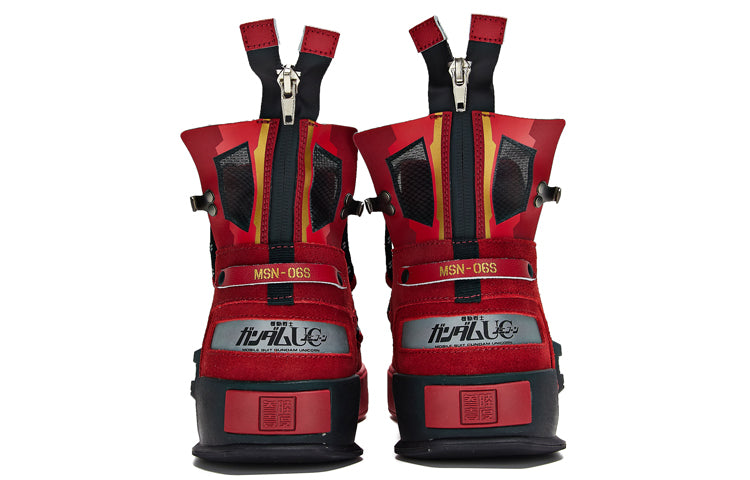 361 Degrees X Gundam Unicorn Skate Shoes 'sinanju' In Red