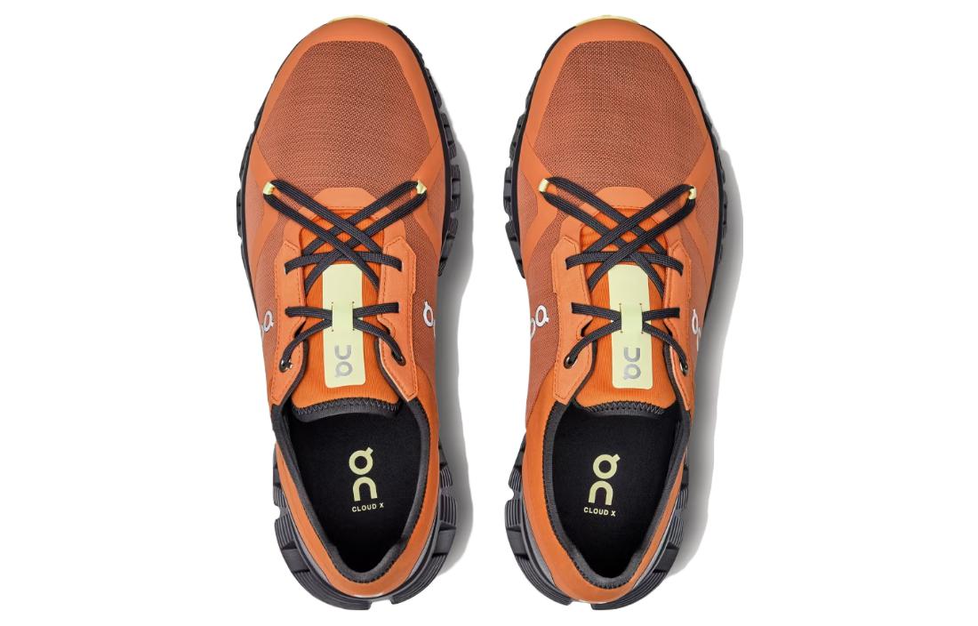 On Running Cloud X 3 Ad 'orange Shadow' In Brown