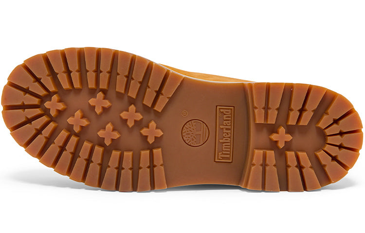 Timberland (wmns) 6 Inch Heritage Premium Waterproof Boots 'wheat Nubuck And Stripes'