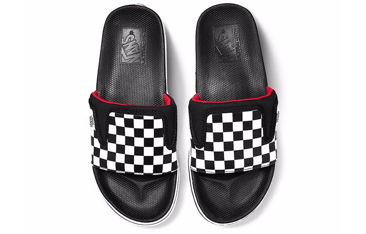 Vans Ultracush Slide-onslippers Black/white Chess Board Black And White