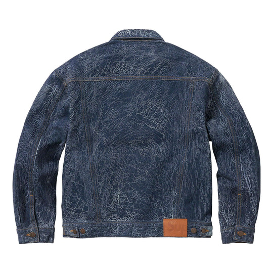 Supreme x Levi's Bark Camo Sherpa Trucker Jacket 2013 - Size