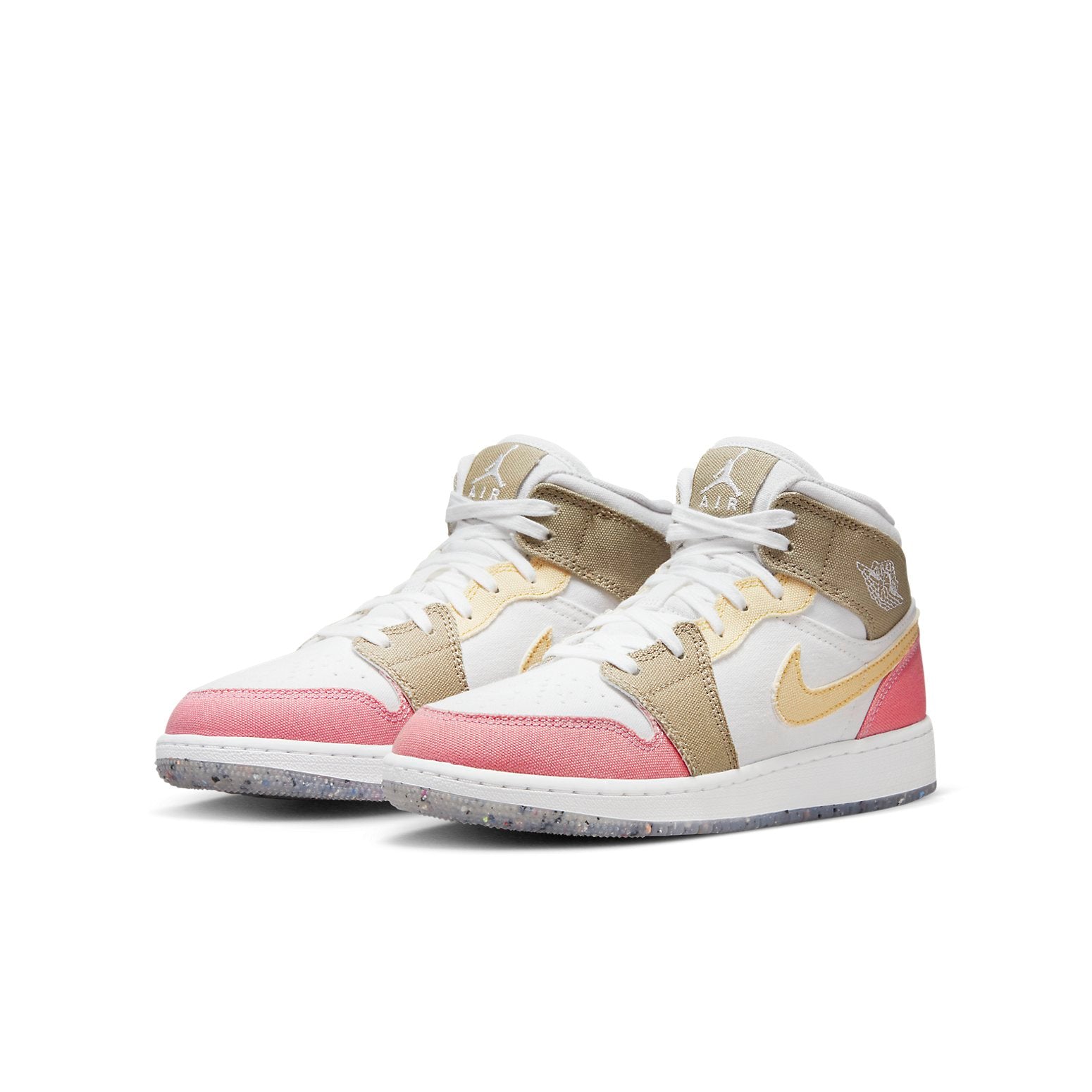 Air Jordan (gs) 1 Mid Se 'pastel Grind'