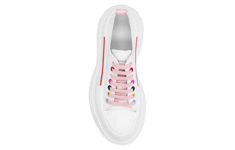 Alexander Mcqueen (wmns)  Tread Slick Low Lace Up 'white Multicolor'