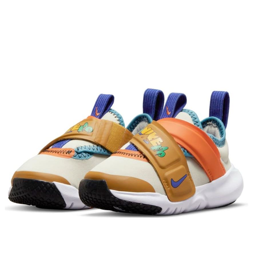 Nike (td) Flex Advance Bt Low-top Running Shoes Orange/yellow In Multi