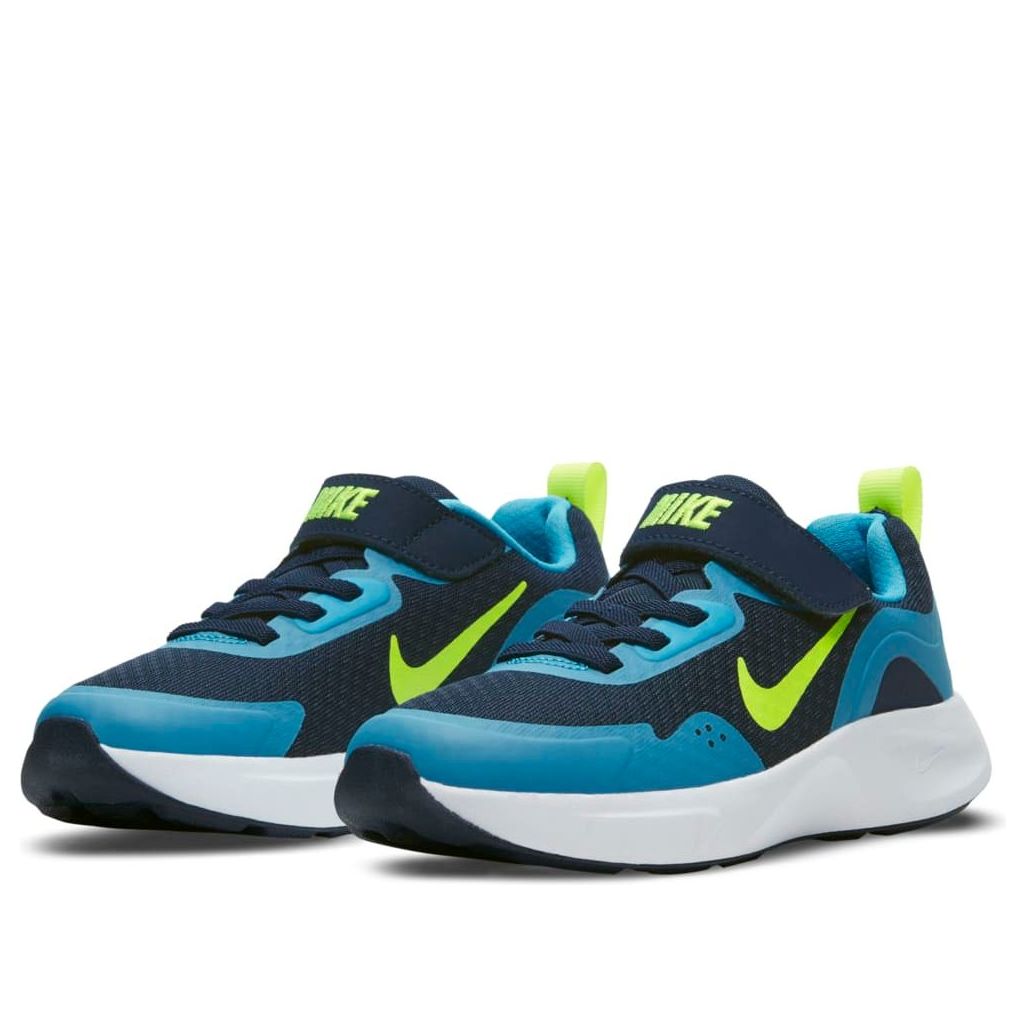 Nike (ps)  Wearallday 'midnight Navy Volt'