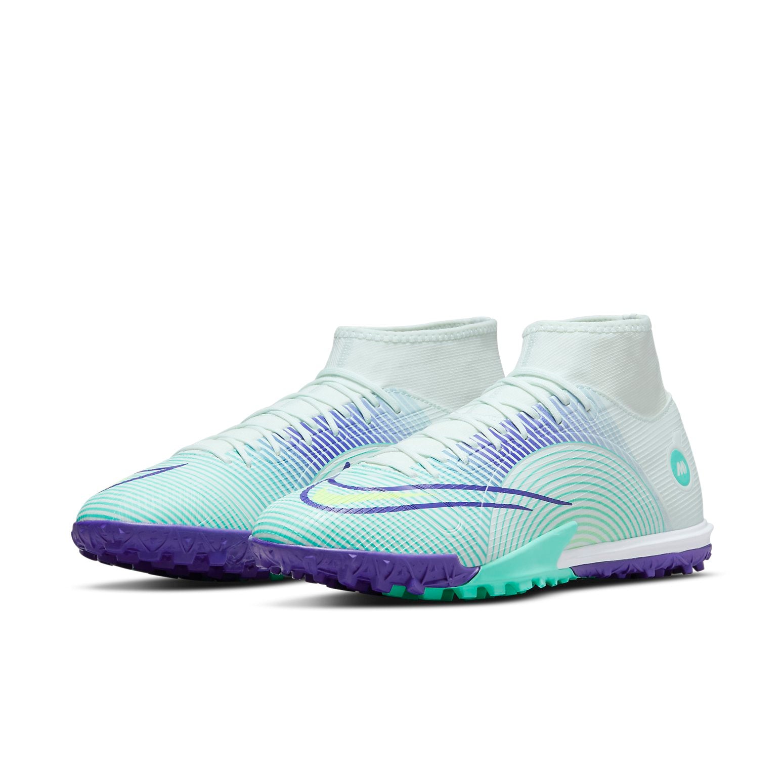 Nike Mercurial Superfly 8 Academy Dream Speed Tf Turf 'white Teal Purple'