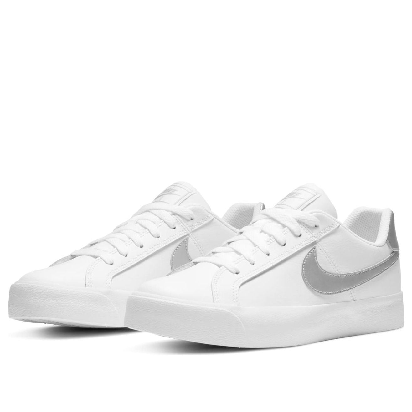 Nike (wmns)  Court Royale Ac 'white Metallic Silver'