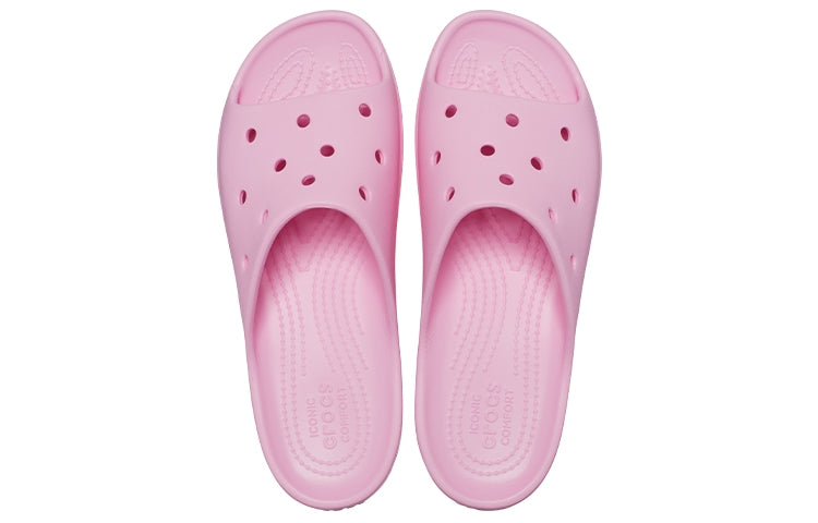 Crocs | Women | Classic Platform | Slides | Flamingo | 9