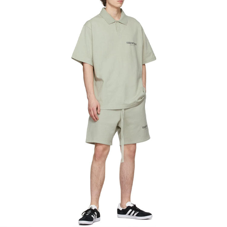 Essentials Fear Of God Fw21 Ssense Polo Shirt 'concrete'