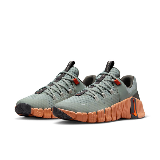 Nike Free Metcon 5 Mica Green Campfire Orange DV3949 301