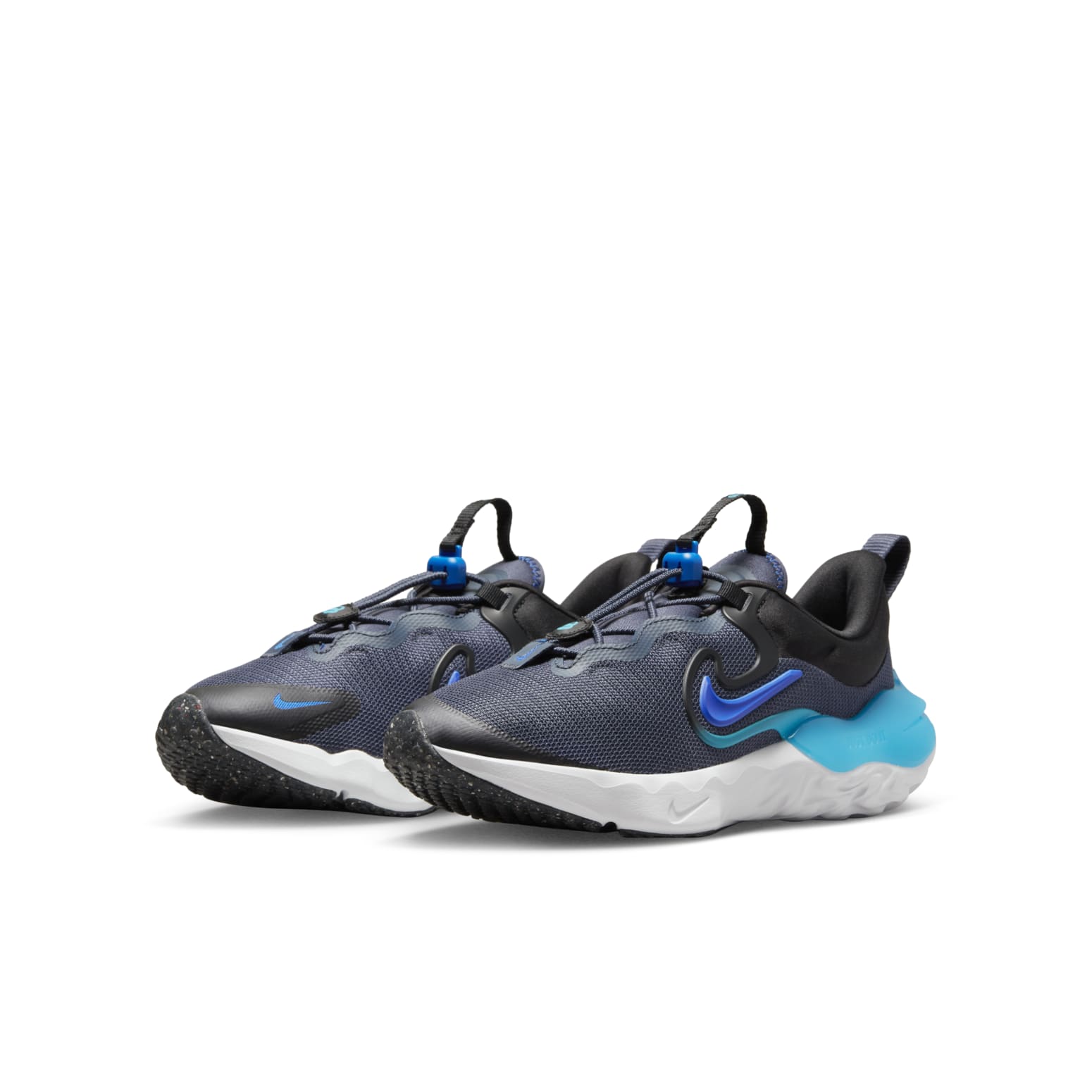 Nike (gs) Run Flow 'thunder Blue Lightning'