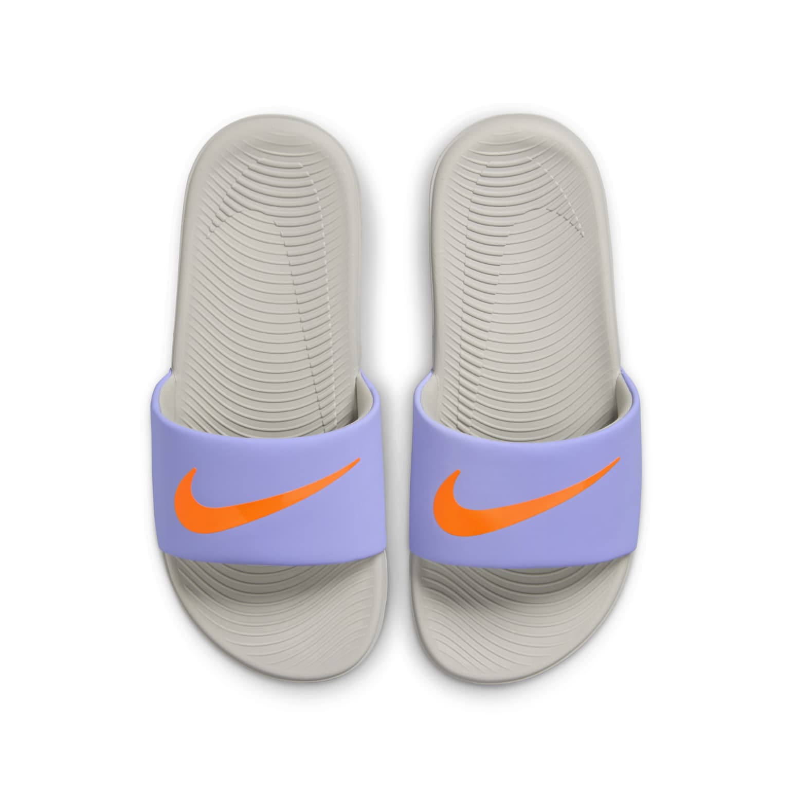 Nike (gs)  Kawa Slides 'purple Pulse Total Orange'