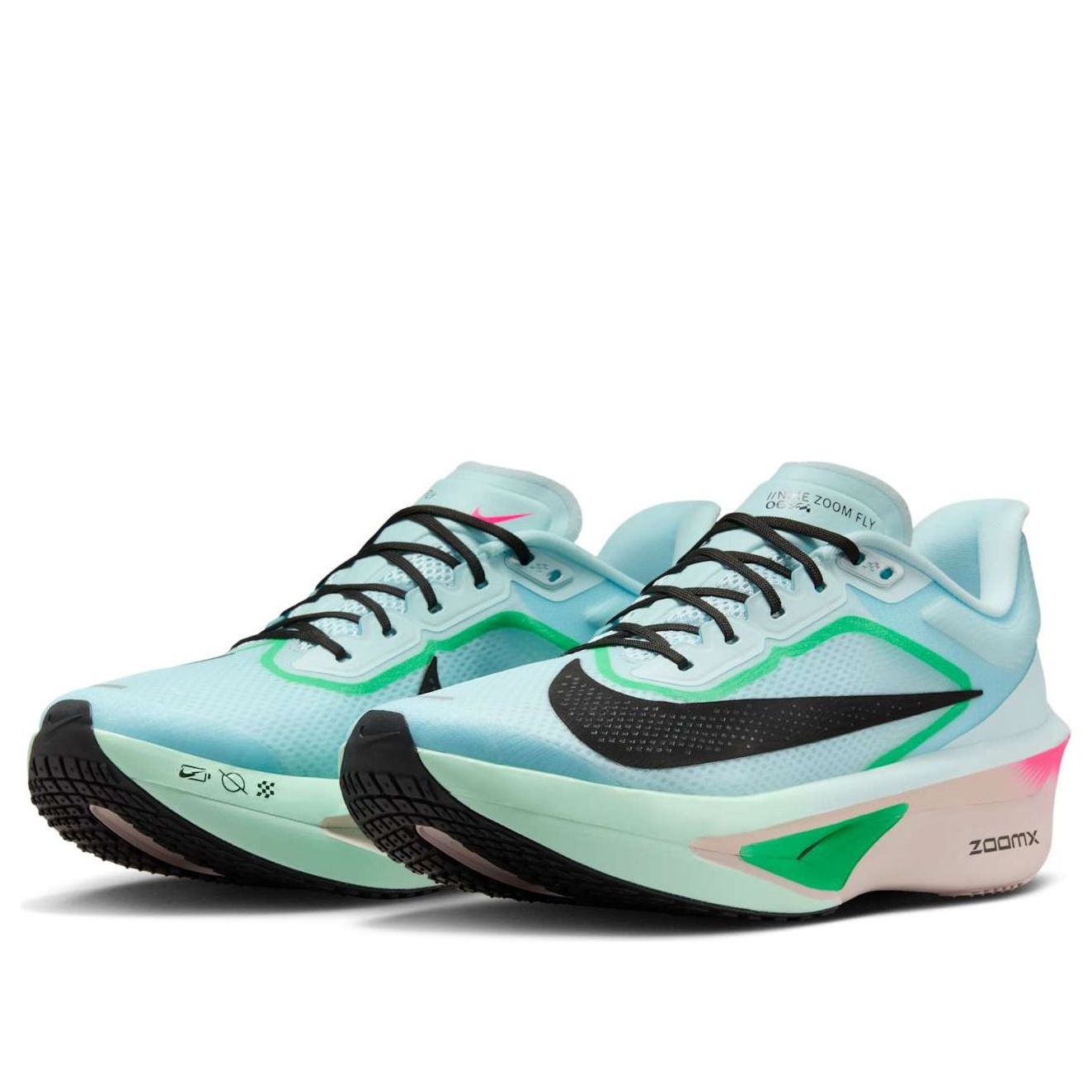 Nike Zoom Fly 6 'glacier Ice Hyper Pink Green Shock Black' In Blue